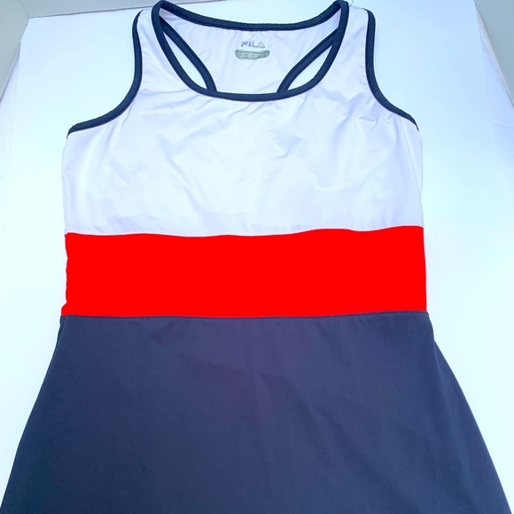 red white and blue tennis dress Gunia Patriotic Tennis Dress For Girls Child Red White Blue Print Sleeveless Stand Collar Dresses Fashion Soft Big Girls Fourth Of July Festival Sport Dress Blue Size 4-5 Years